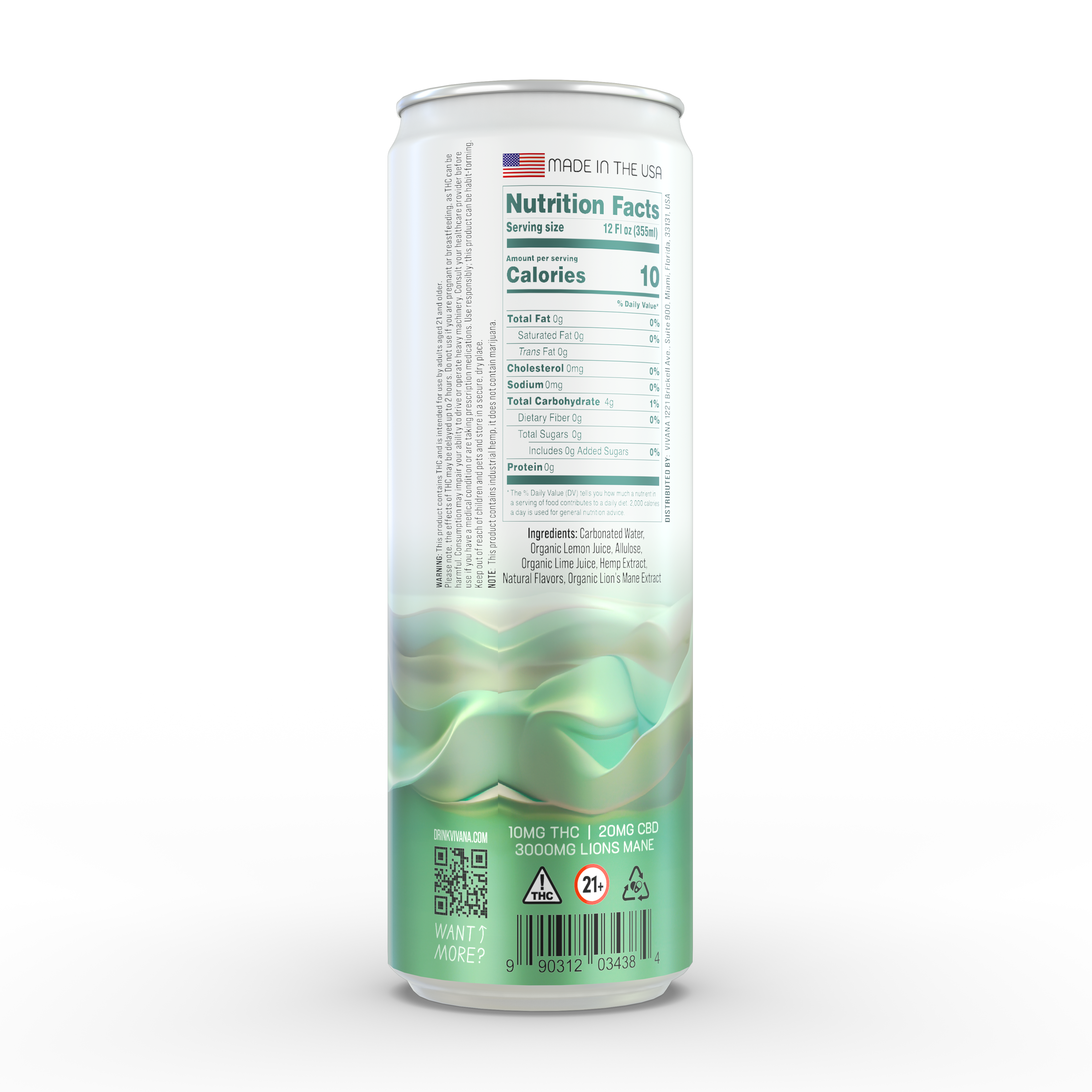 VIVANA INFUSED 12OZ
