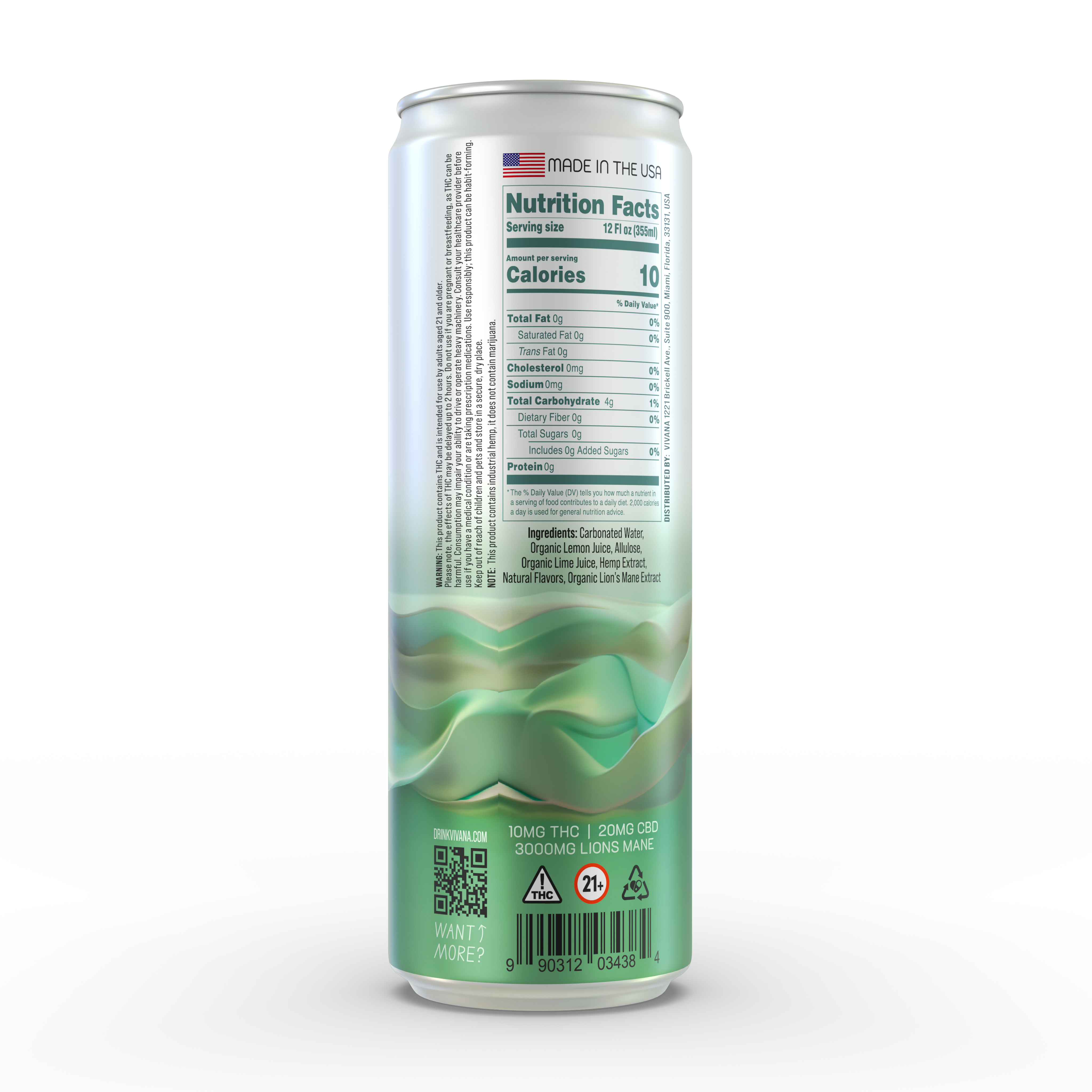 VIVANA INFUSED 12OZ
